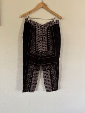 Free people scarf print trousers